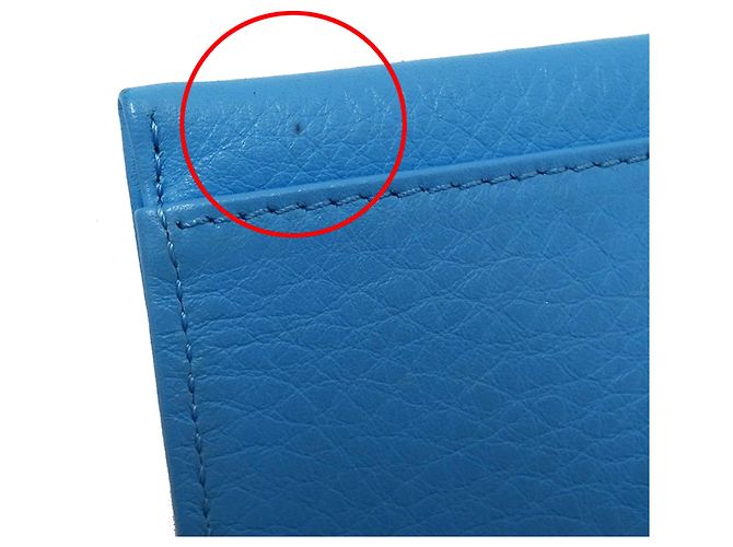 Fendi Handtasche aus hellblauem Leder - Ansicht 11