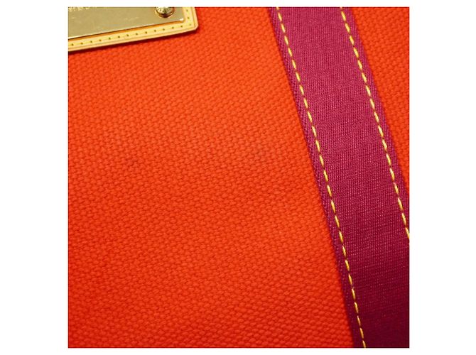 Borsa Weekend Louis Vuitton Antigua Tote Bag Rosso - vista 10