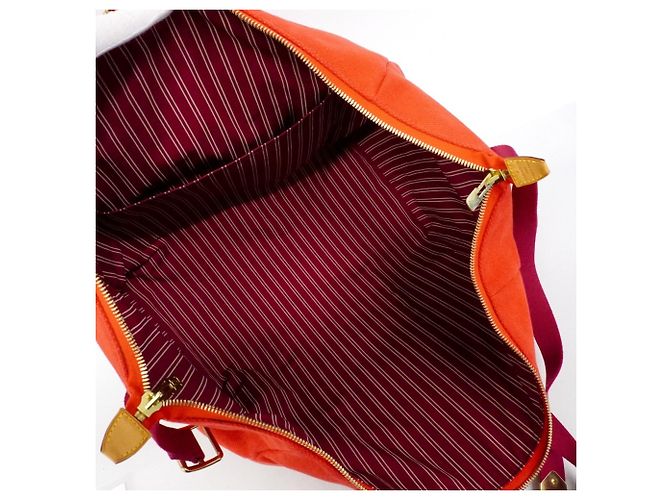 Borsa Weekend Louis Vuitton Antigua Tote Bag Rosso - vista 4