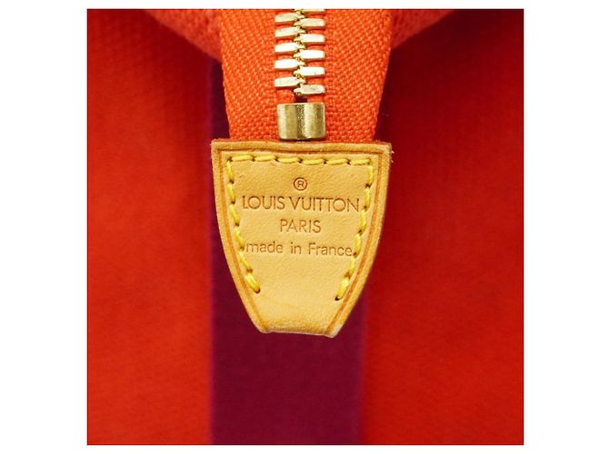 Borsa Weekend Louis Vuitton Antigua Tote Bag Rosso - vista 5