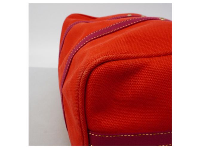Borsa Weekend Louis Vuitton Antigua Tote Bag Rosso - vista 7