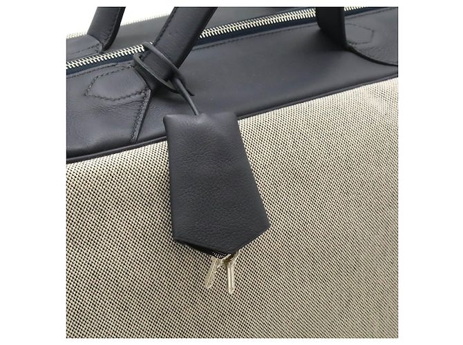 Hermès Borsa Boston Hermes Cavour 48H Blu - vista 10