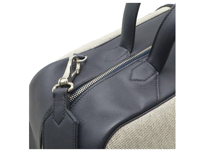 Hermès Borsa Boston Hermes Cavour 48H Blu - vista 5