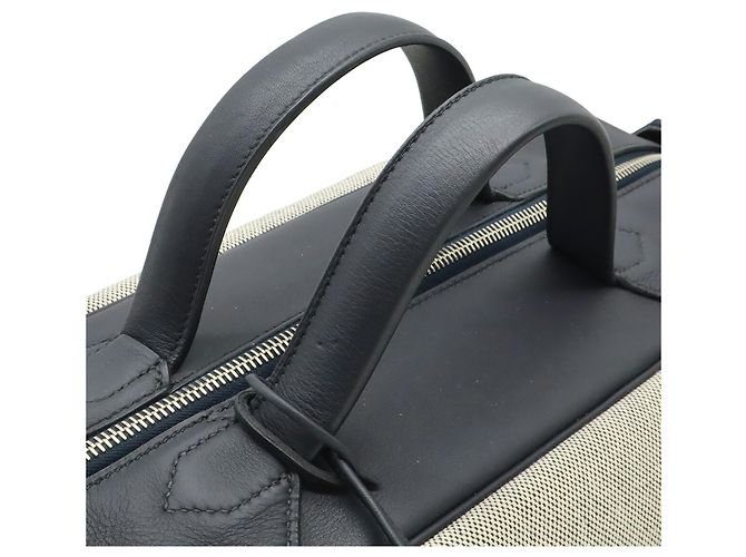 Hermès Borsa Boston Hermes Cavour 48H Blu - vista 6