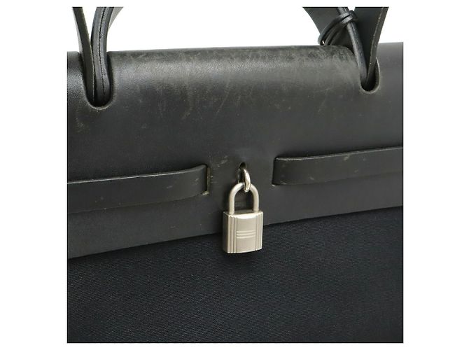Hermès Bolso Hermes Herbag MM en negro - vista 8