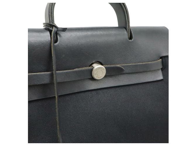 Hermès HERMES Herbag Ad PM Zaino Borsa a mano Nero - vista 9