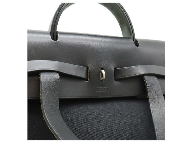 Hermès Zaino Borsa a Mano Hermes Herbag Ad PM Nero - vista 5