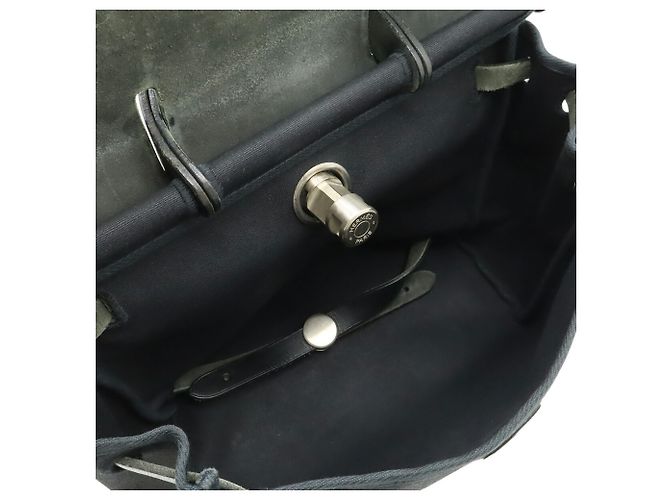 Hermès Zaino Borsa a Mano Hermes Herbag Ad PM Nero - vista 8