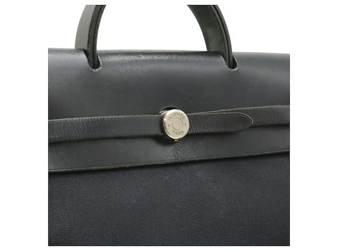 Hermès Zaino Borsa a Mano Hermes Herbag Ad PM Nero - vista 9