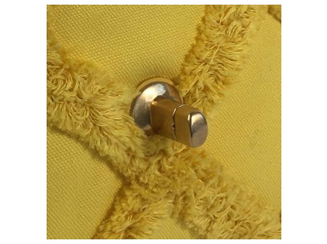 Chanel Yellow Medium Canvas 19 Flap Giallo - vista 11