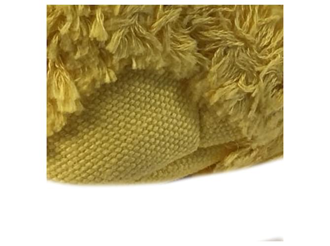 Chanel Yellow Medium Canvas 19 Flap Giallo - vista 15