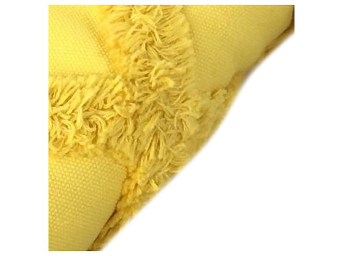 Chanel Yellow Medium Canvas 19 Flap Giallo - vista 19