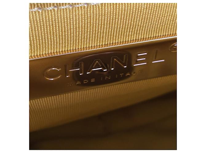 Chanel Yellow Medium Canvas 19 Flap Giallo - vista 7