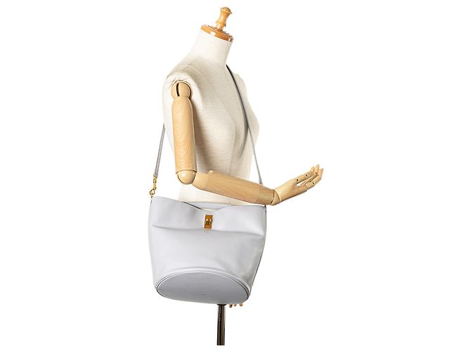 Céline Celine Blue Teen Bucket 16 Blu chiaro - vista 10