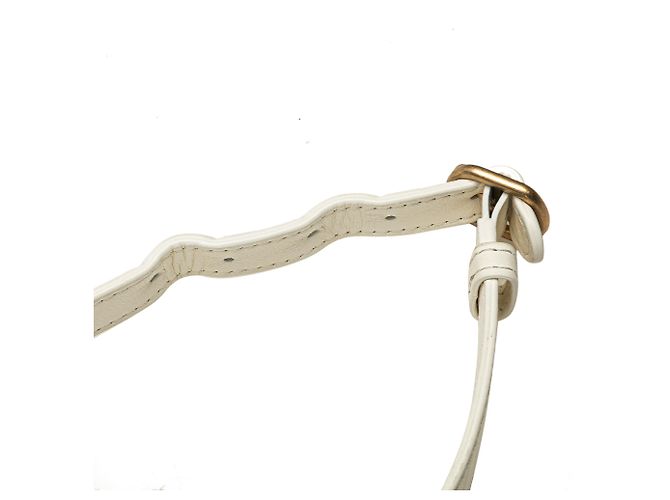 Chanel White Mini Aged Calfskin City School Flap Bianco Crudo - vista 8