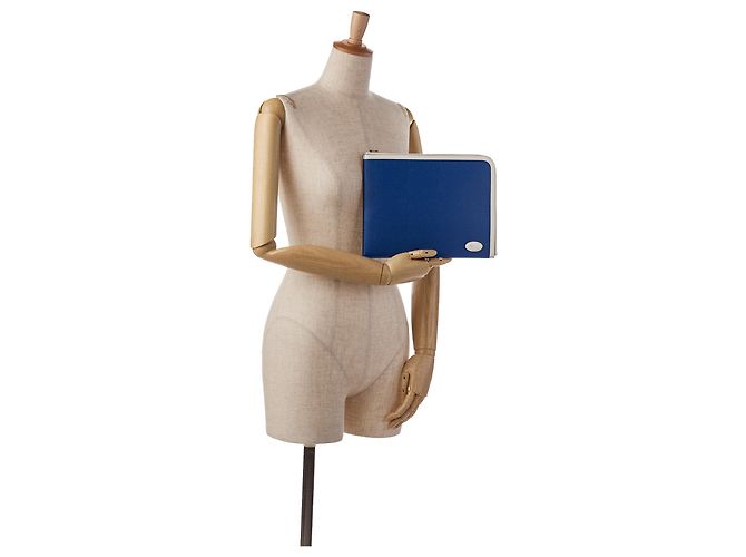 Clutch con zip Mulberry Blue X Richard Malone - vista 14