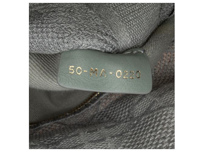 Dior Grigio Tela Cannage Lady D Lite Medium Marrone - vista 7