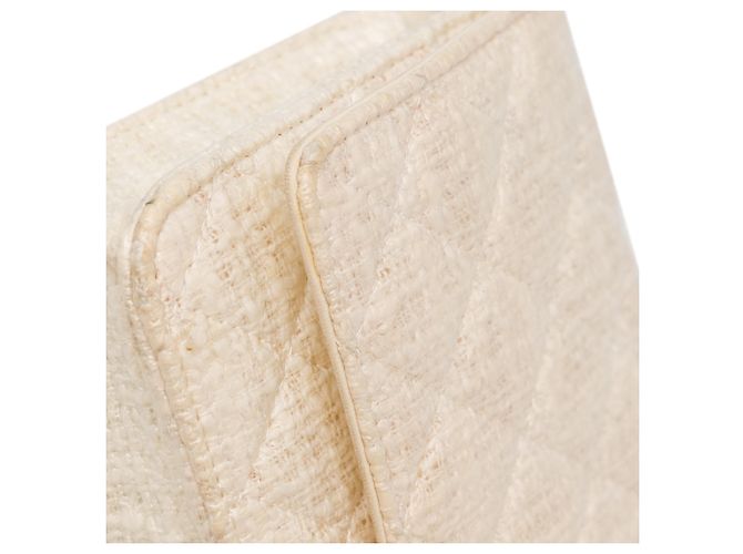 Chanel Beige CC beschichtetes Tweed Wallet On Chain - Ansicht 10