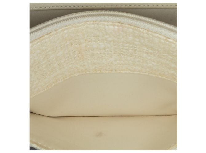 Chanel Beige CC beschichtetes Tweed Wallet On Chain - Ansicht 6