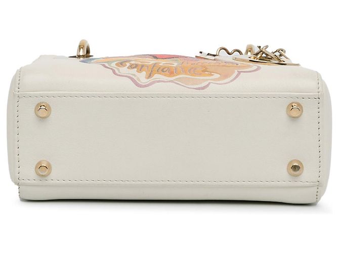 Dior Weiß DiorAmour Niki De Saint Phalle Mini Calfskin Lady Dior - Ansicht 4