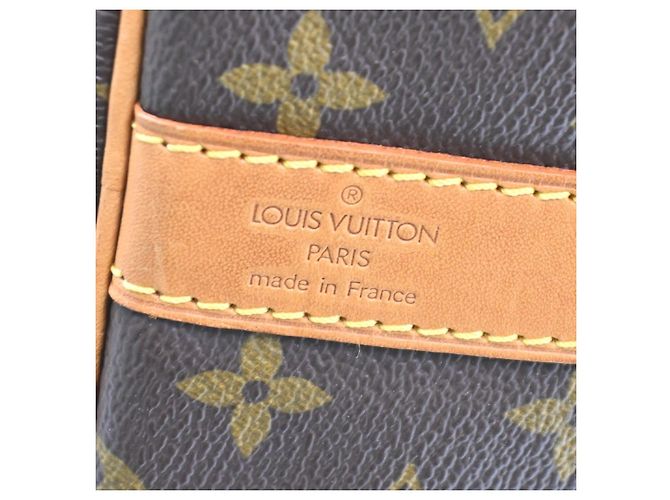 Louis Vuitton Keepall Bandouliere Monogram Canvas 55 Marrone - vista 4