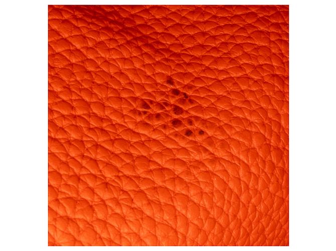Hermès Orange Clemence Lindy 34 Arancione - vista 15