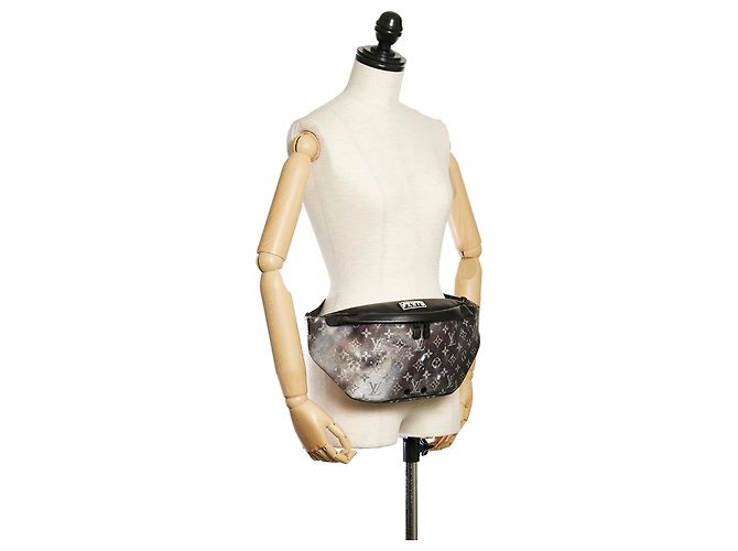 Bumbag Galaxy Discovery Monogram Nero Louis Vuitton Marrone - vista 9