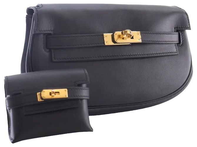 Hermès Black Swift Kelly Moove Nero - vista 2