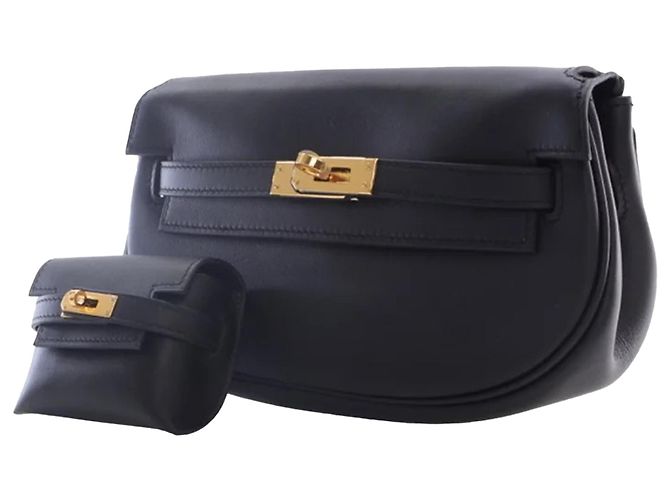 Hermès Black Swift Kelly Moove Nero - vista 3