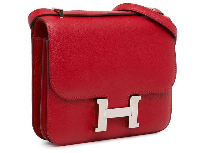 Hermès Red Mini Evercolor Constance 18 Rot - Ansicht 2