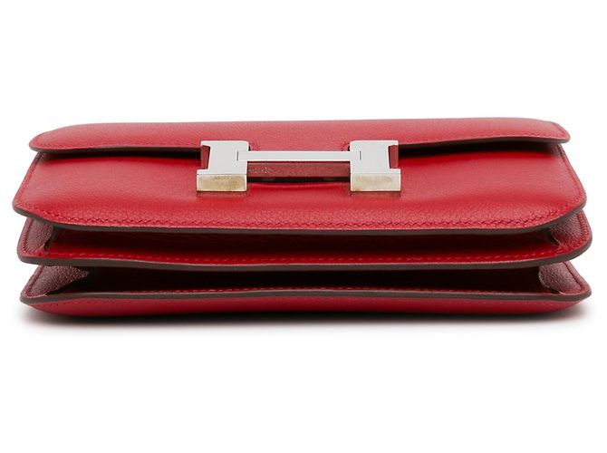 Hermès Red Mini Evercolor Constance 18 Rot - Ansicht 4