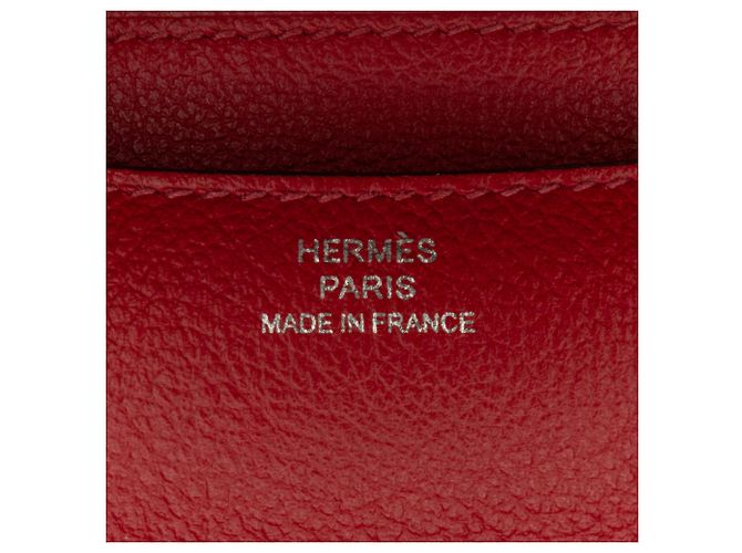Hermès Red Mini Evercolor Constance 18 Rot - Ansicht 8