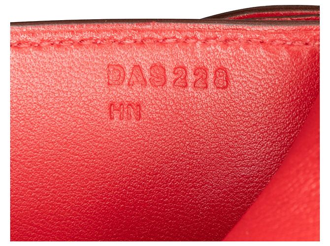 Hermès Red Mini Evercolor Constance 18 Rot - Ansicht 9