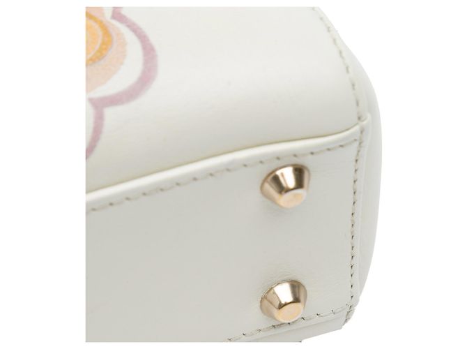 Dior Bianco DiorAmour Niki De Saint Phalle Mini Calfskin Lady Dior - vista 10
