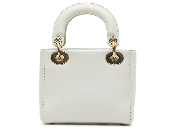 Dior Bianco DiorAmour Niki De Saint Phalle Mini Calfskin Lady Dior - vista 3