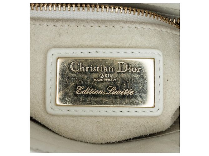 Dior Bianco DiorAmour Niki De Saint Phalle Mini Calfskin Lady Dior - vista 6