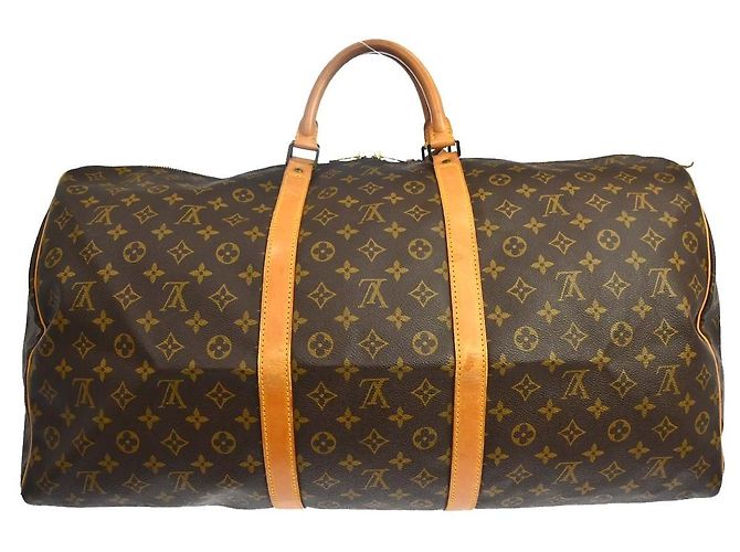 Louis Vuitton Keepall Monogram Canvas 60 Marrone - vista 2