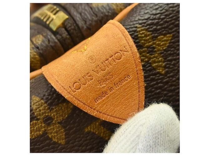 Louis Vuitton Keepall Monogram Canvas 60 Marrone - vista 4