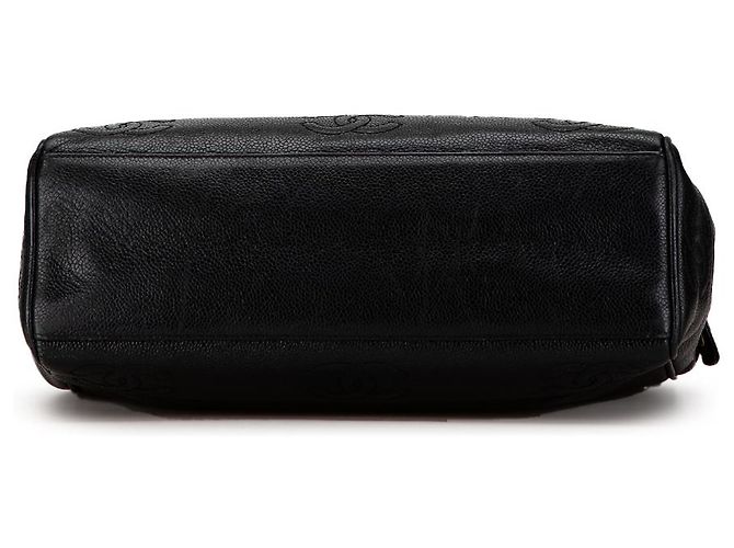 Borsa a Spalla Chanel Black Triple CC Caviar Nero - vista 4