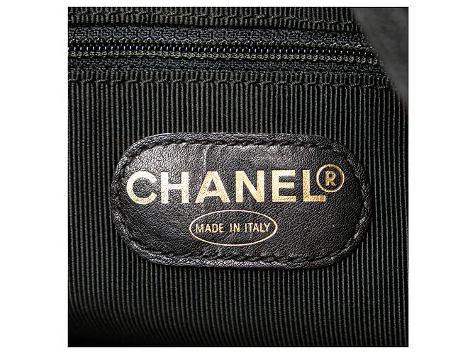 Borsa a Spalla Chanel Black Triple CC Caviar Nero - vista 6