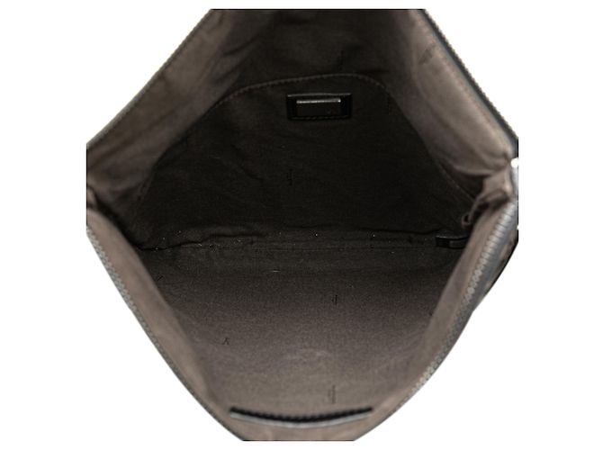 Fendi Black Zucchino Canvas Crossbody Nero - vista 5