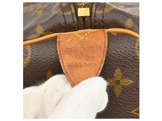Louis Vuitton Keepall Monogram Canvas 50 Marrone - vista 4