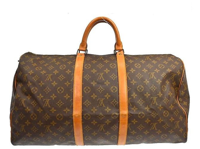 Louis Vuitton Keepall Monogram Canvas 55 Marrone - vista 2