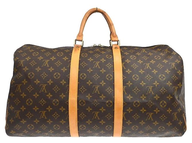 Louis Vuitton Keepall Monogram Canvas 55 Marrone - vista 2