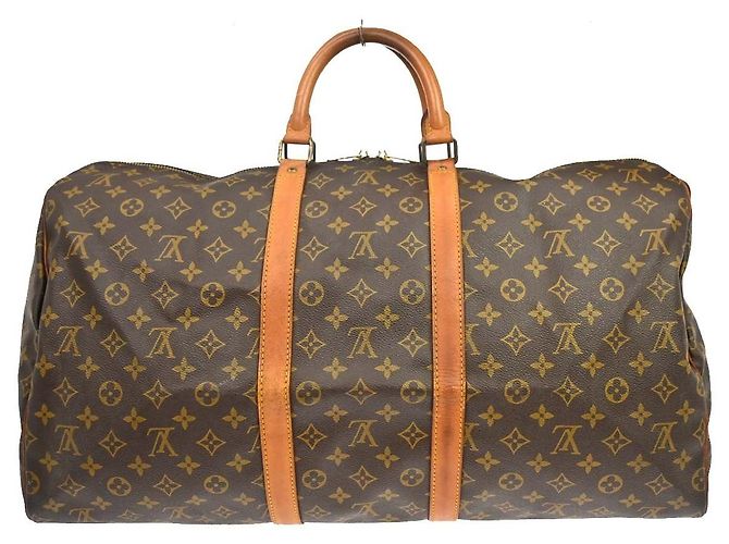 Louis Vuitton Keepall Monogram Canvas 55 Marrone - vista 2