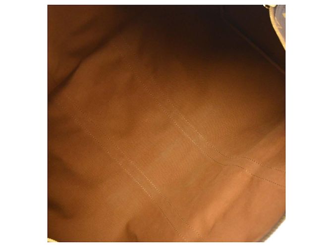 Louis Vuitton Keepall Monogram Canvas 55 Marrone - vista 3