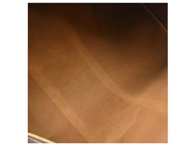 Louis Vuitton Keepall Monogram Canvas 55 Castaño - vista 3