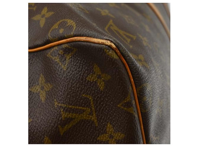 Louis Vuitton Keepall Monogram Canvas 55 Castaño - vista 7