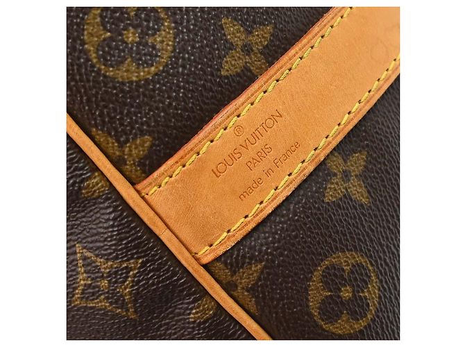 Louis Vuitton Keepall Bandouliere Monogram Canvas 50 Marrone - vista 4