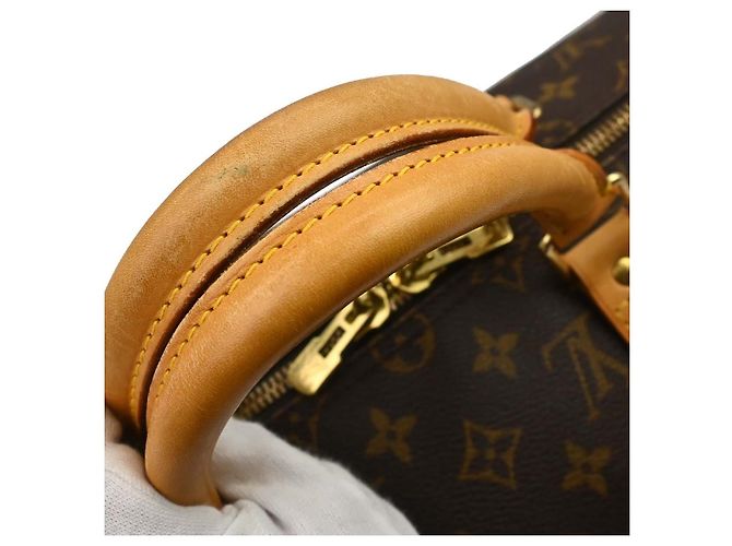 Louis Vuitton Keepall Bandouliere Monogram Canvas 50 Marrone - vista 6